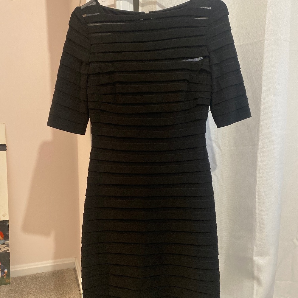 Adrianna Papell  black cocktail dress